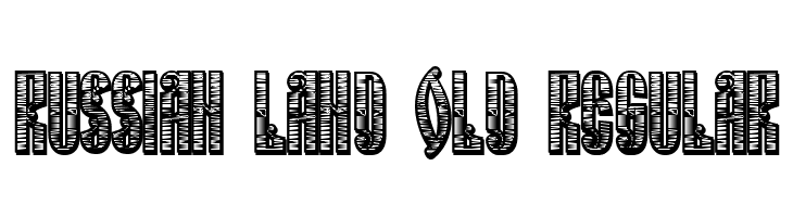 Russian Land Old Regular  Frei Schriftart Herunterladen