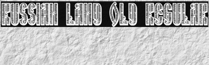 Russian Land Old Regular Example 3