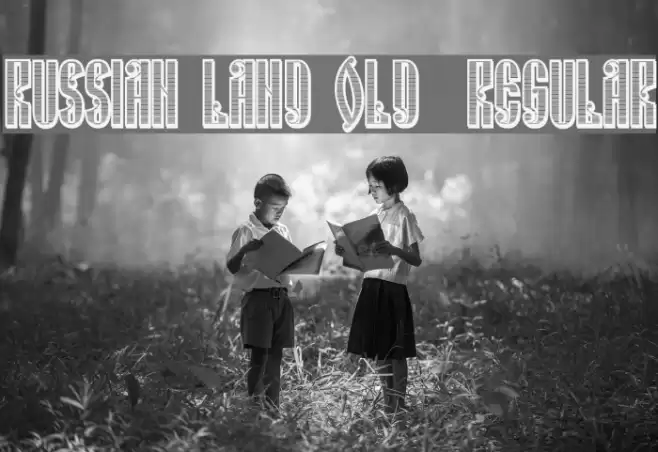 Russian Land Old  Regular Font examples