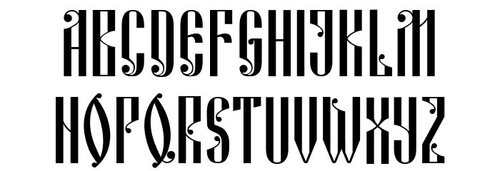 Russian Land Regular Font LOWERCASE