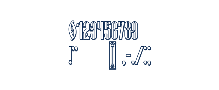 Russian Land Shadow Regular Other Characters