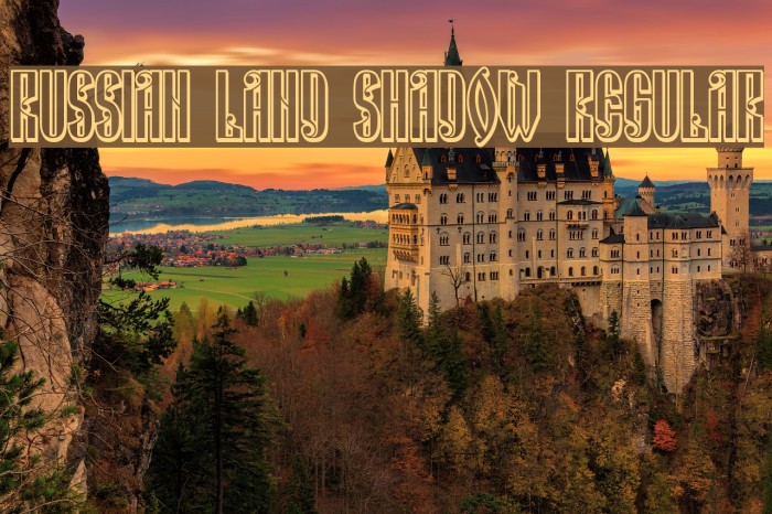 Russian Land Shadow Regular Example 3