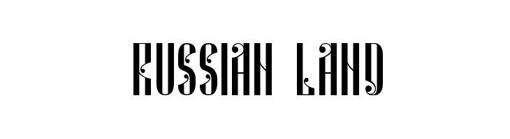 Russian Land Font