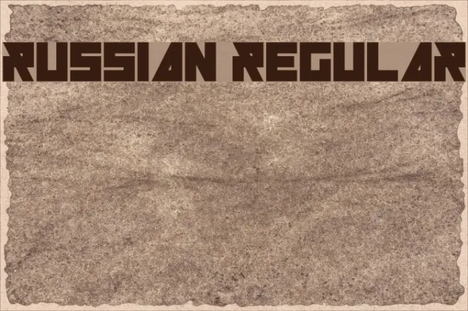 Russian Regular Example 3