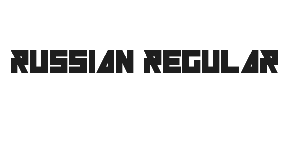 Russian Regular Logo