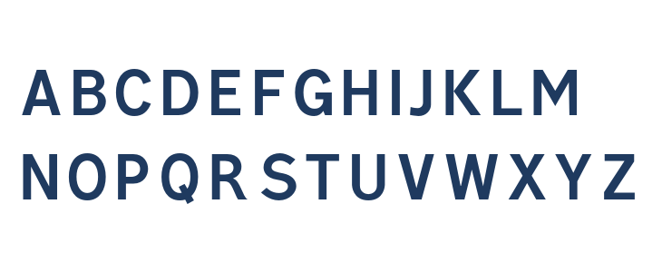 Russian Road Sign Uppercase