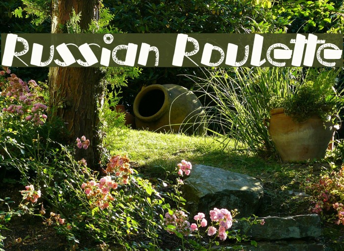 Russian Roulette Font examples