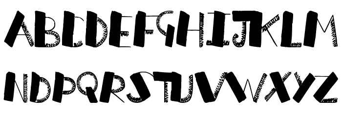 Russian Roulette Font UPPERCASE