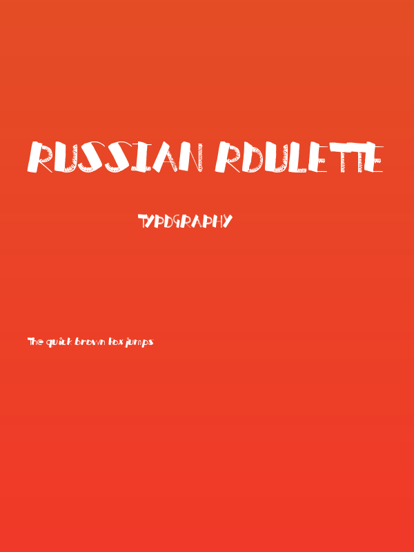 Russian Roulette Poster