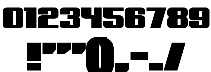 Russian Spring Bold Font OTHER CHARS