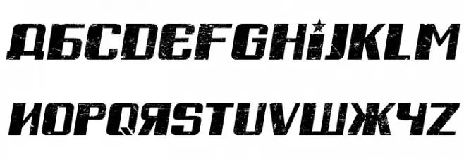 Russian Spring Grunged Italic Fonte MAIÚSCULAS