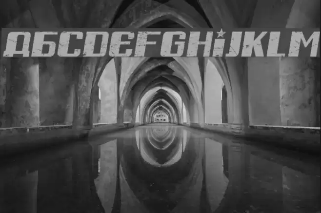 Russian Spring Grunged Italic Font examples