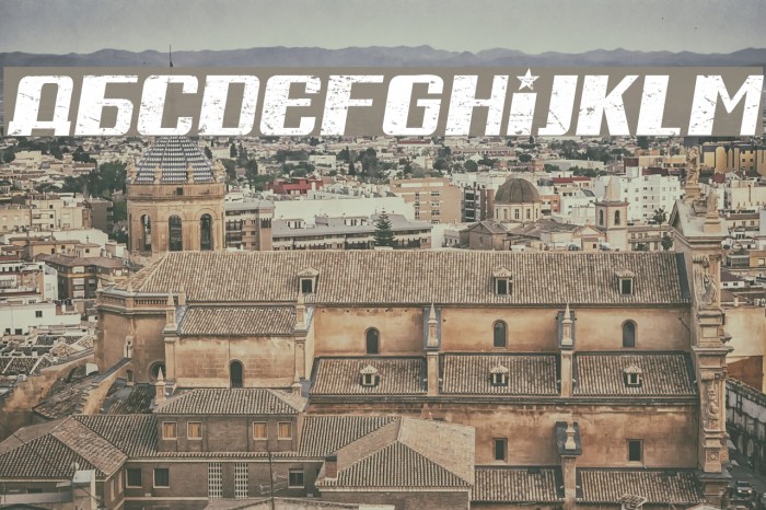 Russian Spring Grunged Italic Example 2