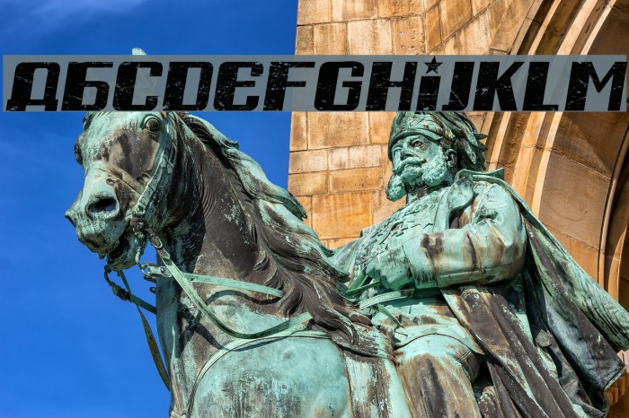 Russian Spring Grunged Italic Example 3