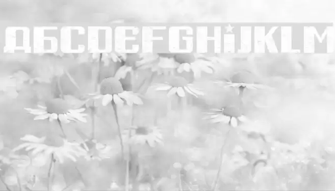 Russian Spring Grunged Regular Font examples