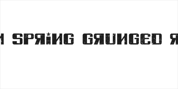 Russian Spring Grunged Regular Logo