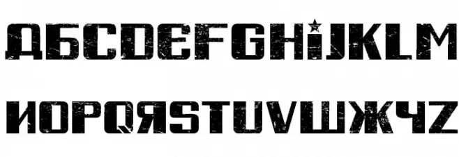 Russian Spring Grunged Regular फ़ॉन्ट लोअरकेस