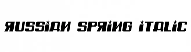 Russian Spring Italic  Fuentes Gratis Descargar