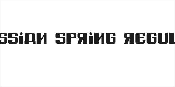 Russian Spring Regular Logo