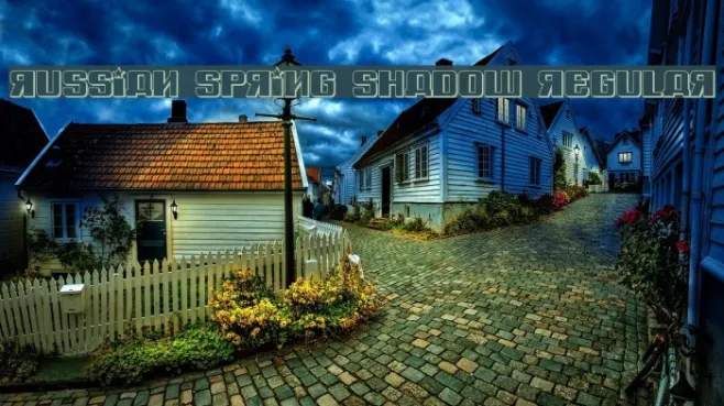 Russian Spring Shadow Regular Example 1