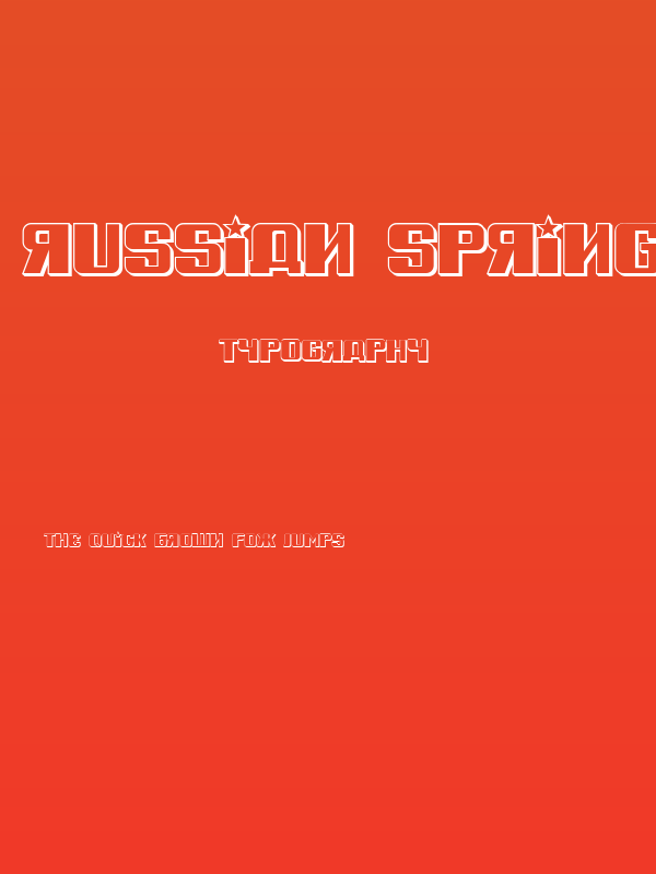 Russian Spring Shadow Regular Poster