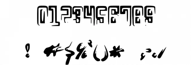 RussianLine Font OTHER CHARS