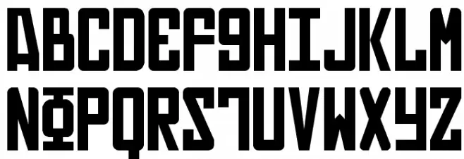 Russian Font LOWERCASE