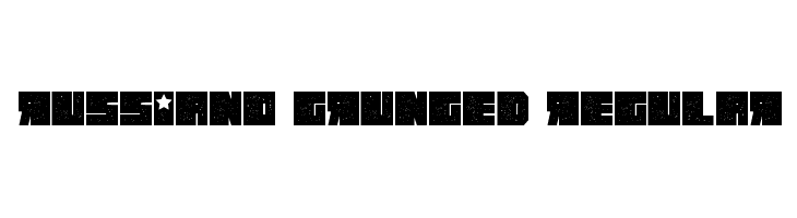 Russiano Grunged Regular  les polices de caractères gratuit tlcharger