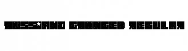 Russiano Grunged Regular  Fuentes Gratis Descargar