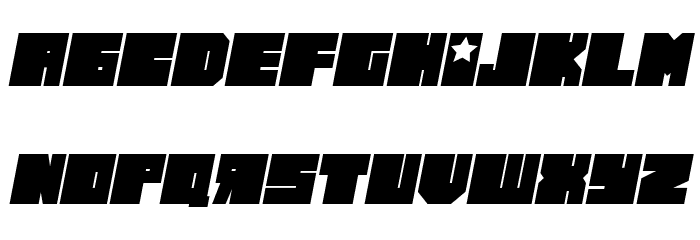 Russiano Italic Font LOWERCASE