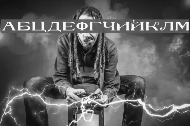 RusskijModern Regular Font examples