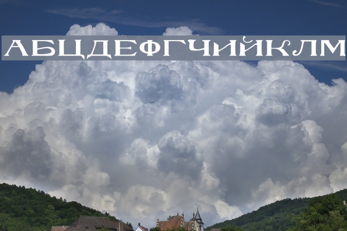 RusskijModern Regular Font examples