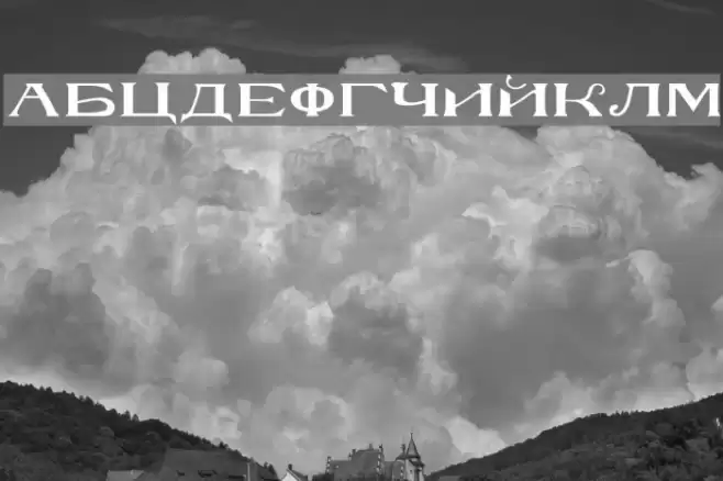 RusskijModern Regular Font examples