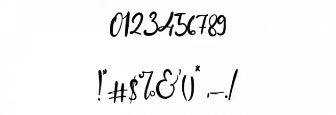 Russle Font OTHER CHARS