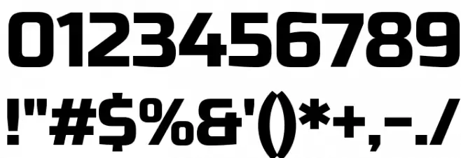 Russo One Font OTHER CHARS