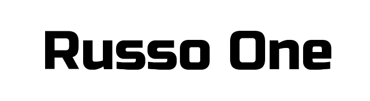 Russo One  नि: शुल्क फ़ॉन्ट्स डाउनलोड