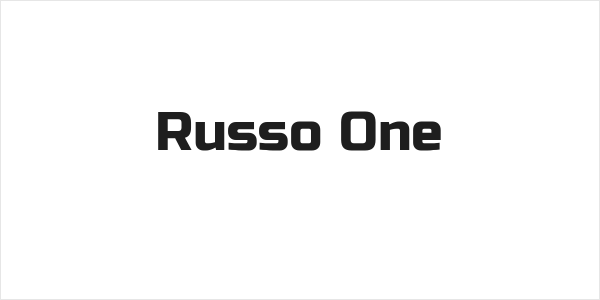 Russo One Logo