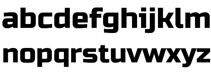 Russo One Font LOWERCASE