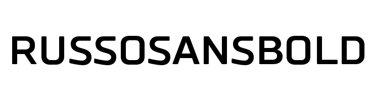 RussoSansBold Font