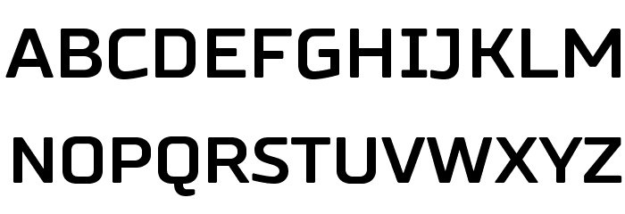 RussoSansBold Font LOWERCASE
