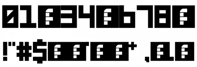 Rust Regular フォント その他の文字