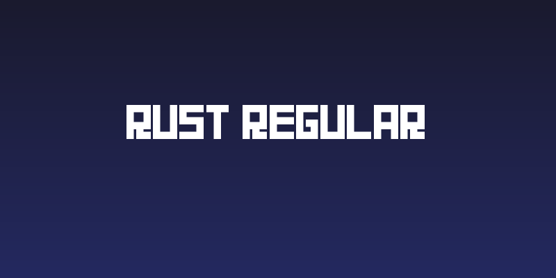 Rust Regular Social Header