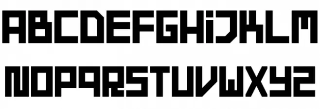 Rust Regular Font LOWERCASE