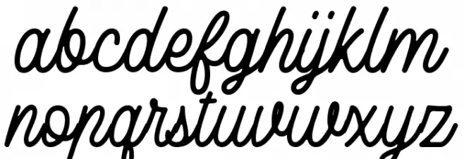 RustedOrlandoDemo Caratteri MINUSCOLO