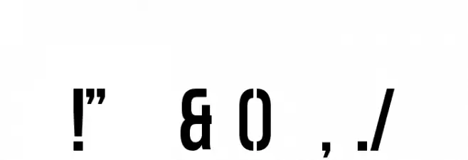 RustedOrlandoSansDemo Font OTHER CHARS