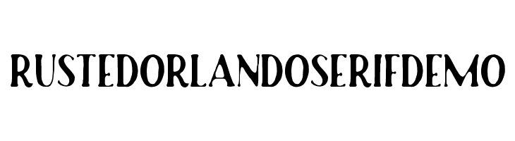 RustedOrlandoSerifDemo  免费字体下载