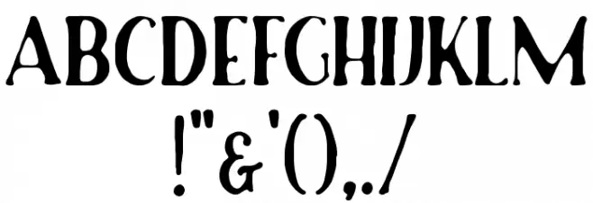 RustedOrlandoSerifDemo Font OTHER CHARS