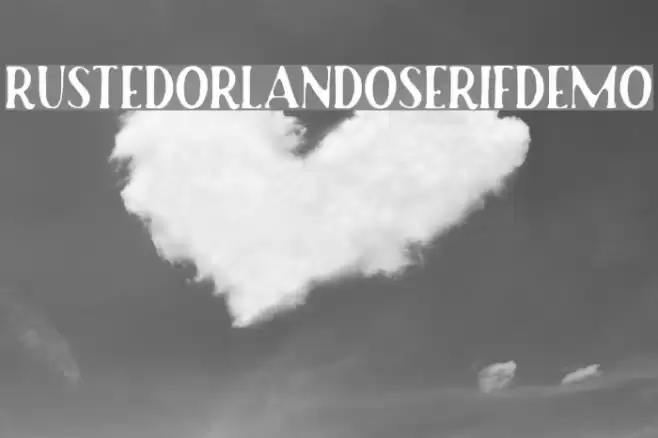 RustedOrlandoSerifDemo Font examples