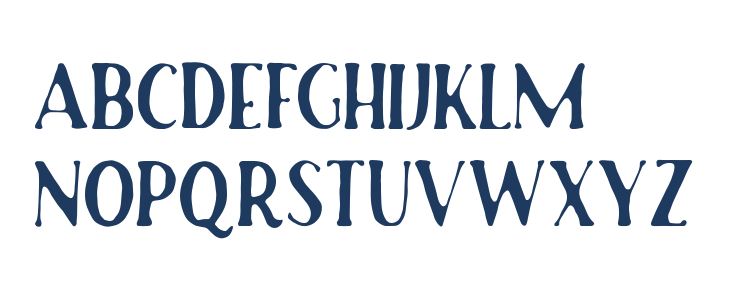 RustedOrlandoSerifDemo Lowercase