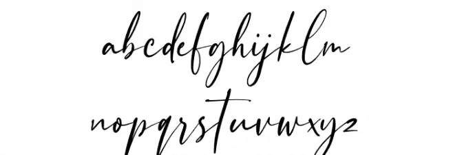 RustgiaDemoRegular Font Litere mici